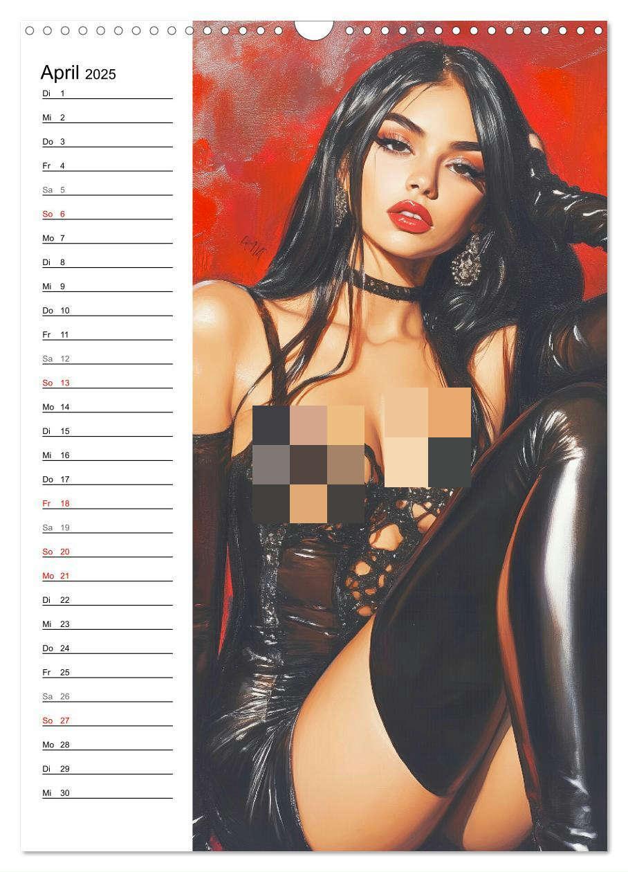 Bild: 9783457207116 | Sinnliche Kunst. Erotische Frauen Paintings (Wandkalender 2025 DIN...