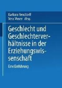 Cover: 9783810023032 | Geschlecht und Geschlechterverhältnisse in der Erziehungswissenschaft