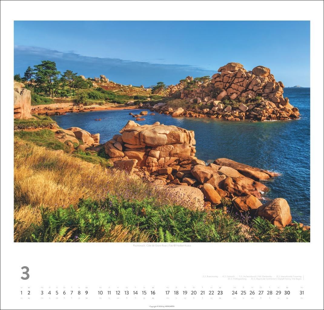 Bild: 9783839900277 | Bretagne Kalender 2025 - Stürmische Romantik | Kalender | 14 S. | 2025