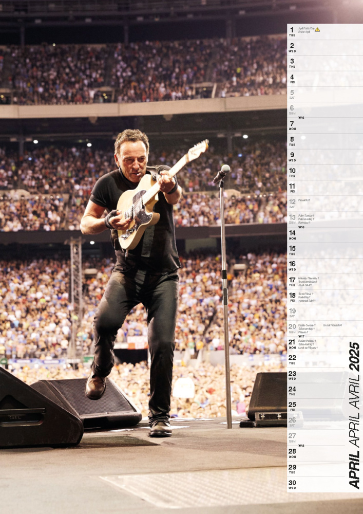 Bild: 9798893610826 | Bruce Springsteen Kalender 2025 | Kalender | 14 S. | Deutsch | 2025