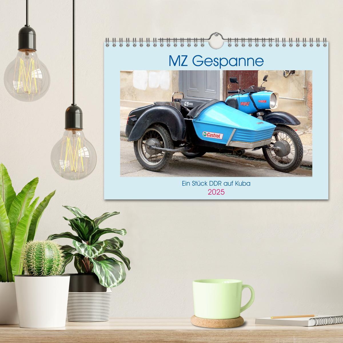 Bild: 9783435232222 | MZ-Gespanne - Ein Stück DDR auf Kuba (Wandkalender 2025 DIN A4...