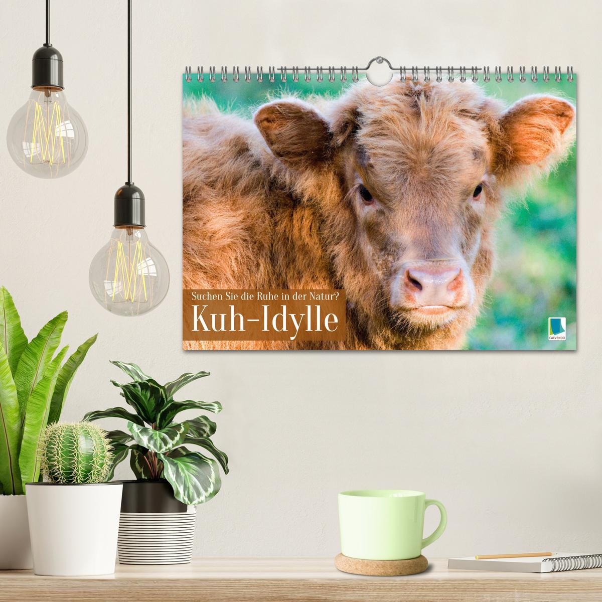 Bild: 9783457197813 | Kuh-Idylle: Suchen Sie die Ruhe in der Natur? (Wandkalender 2025...