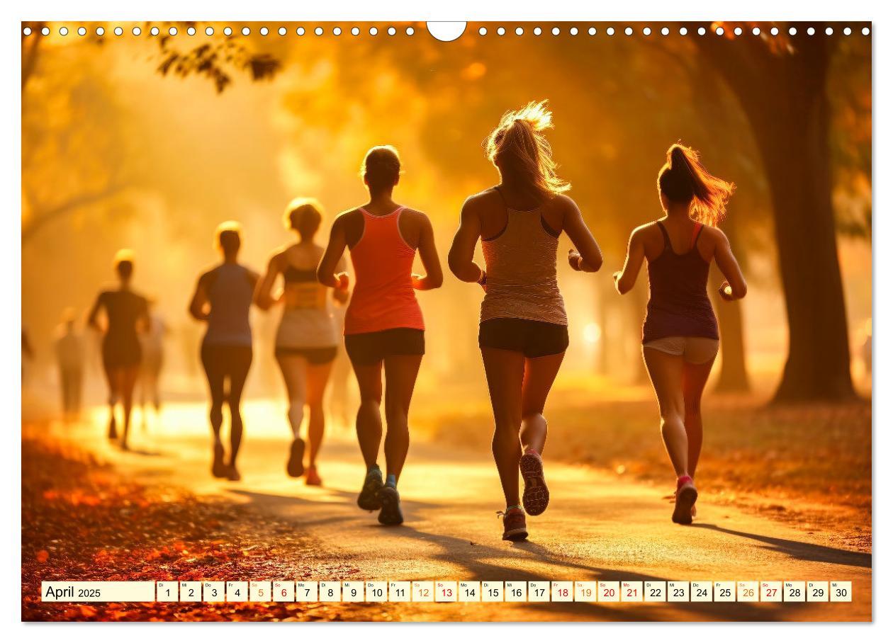 Bild: 9783383856853 | Joggen, gesund laufen (Wandkalender 2025 DIN A3 quer), CALVENDO...