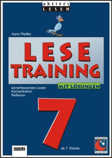 Cover: 9783897780378 | Lesetraining 7 | Karin Pfeiffer | Broschüre | 44 S. | Deutsch | 2001