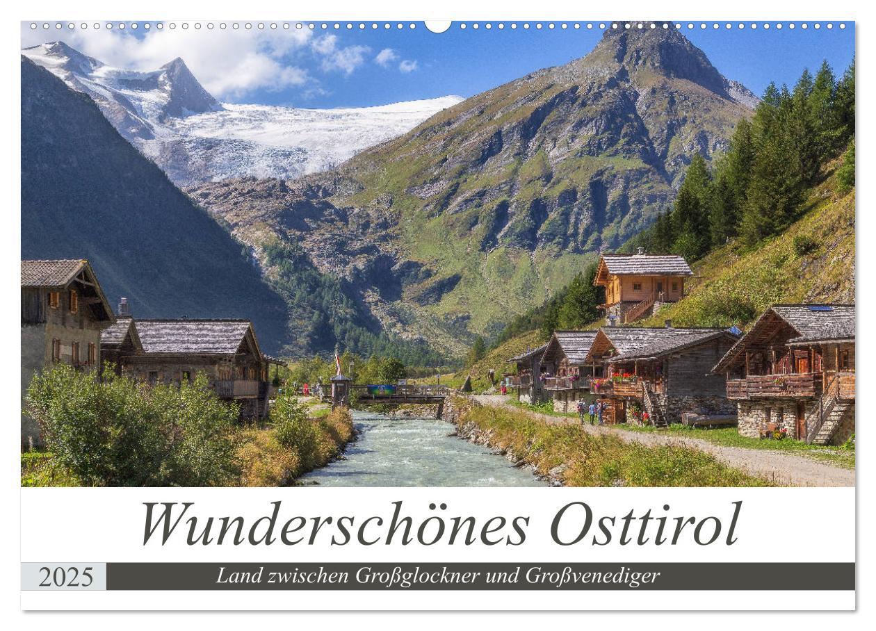 Cover: 9783435199884 | Wunderschönes Osttirol (Wandkalender 2025 DIN A2 quer), CALVENDO...