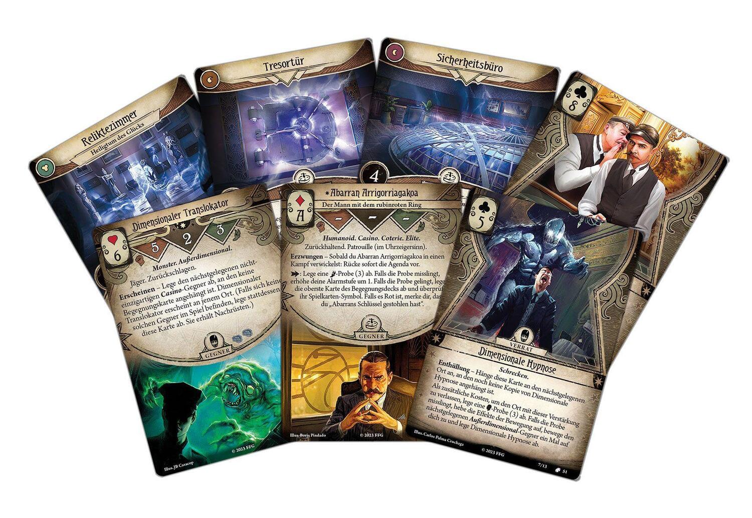 Bild: 841333121440 | Arkham Horror Das Kartenspiel - Fortune and Folly | French (u. a.)