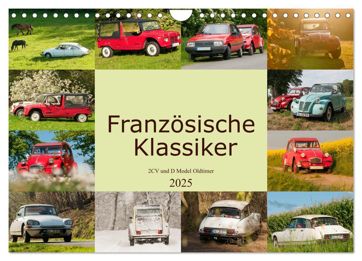 Cover: 9783435011070 | Französische Klassiker - 2CV und D Modell Oldtimer (Wandkalender...