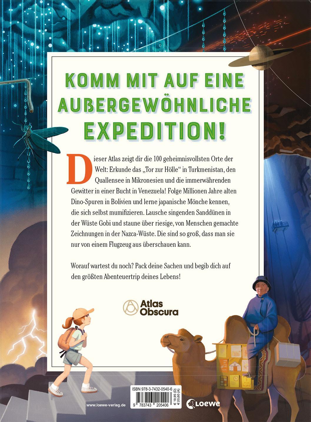 Rückseite: 9783743205406 | Atlas Obscura Kids Edition - Entdecke die 100 abenteuerlichsten...