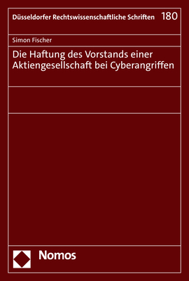 Cover: 9783756004423 | Die Haftung des Vorstands einer Aktiengesellschaft bei Cyberangriffen