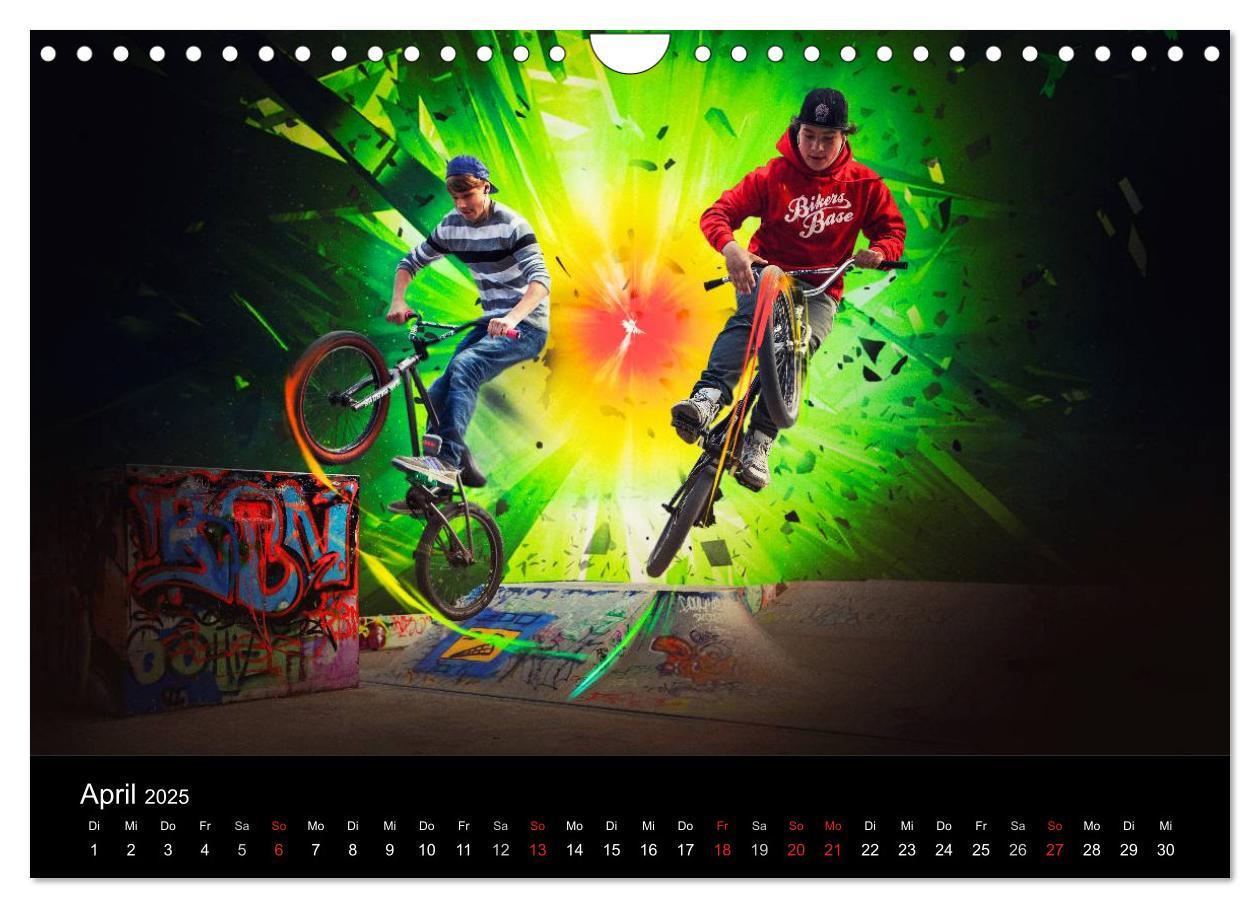 Bild: 9783435614608 | BMX My Life (Wandkalender 2025 DIN A4 quer), CALVENDO Monatskalender