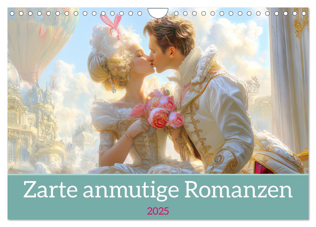 Cover: 9783457206560 | Zarte anmutige Romanzen (Wandkalender 2025 DIN A4 quer), CALVENDO...