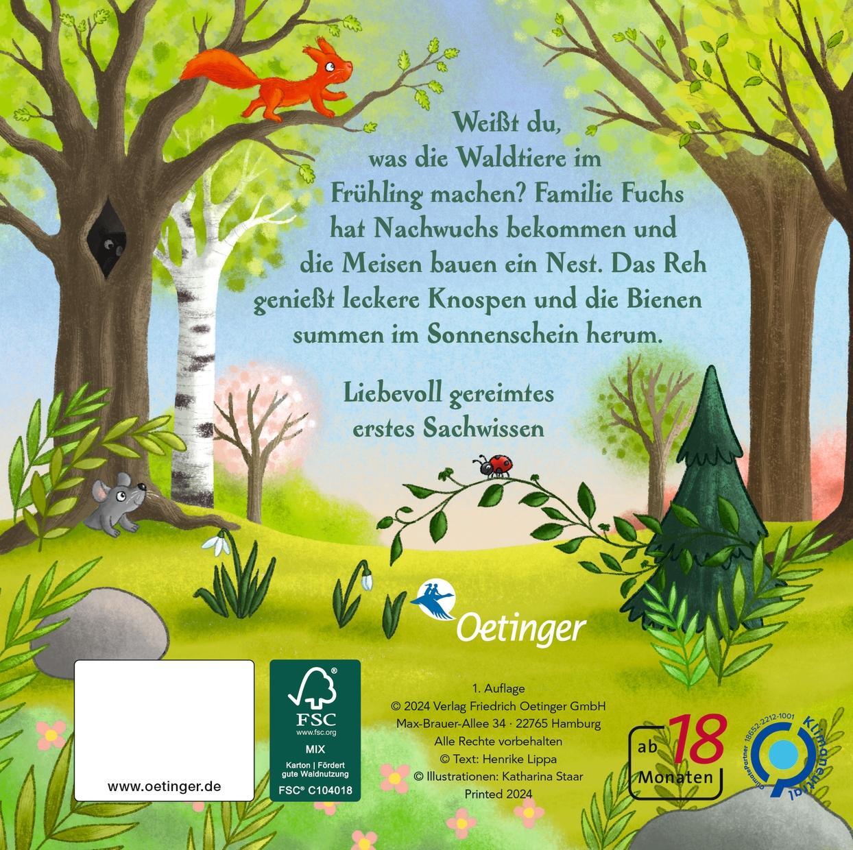 Rückseite: 9783751203814 | Es wird Frühling hier im Wald | Henrike Lippa | Buch | 16 S. | Deutsch