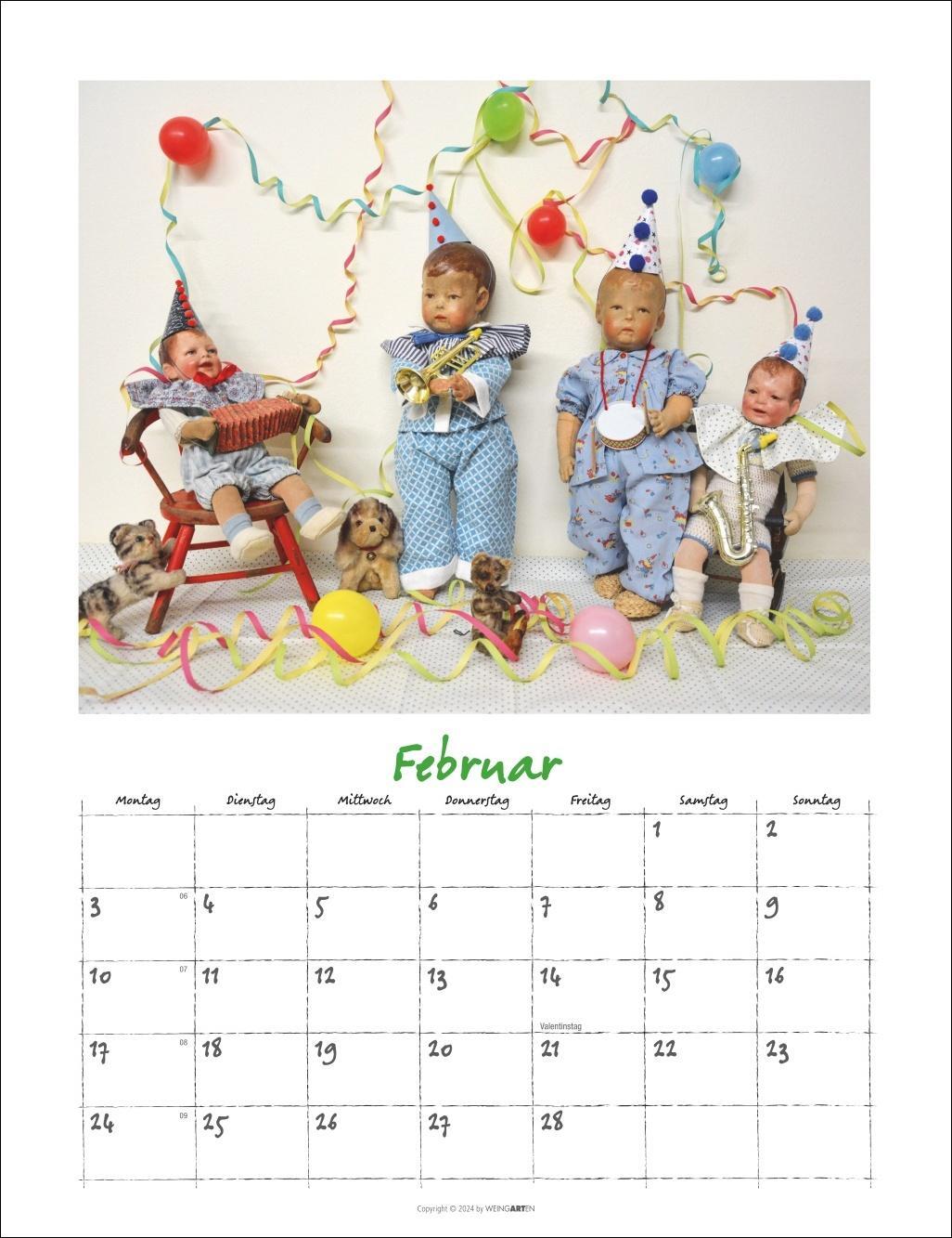 Bild: 9783839900499 | Käthe Kruse Puppen Kalender 2025 | Kalender | Spiralbindung | 14 S.