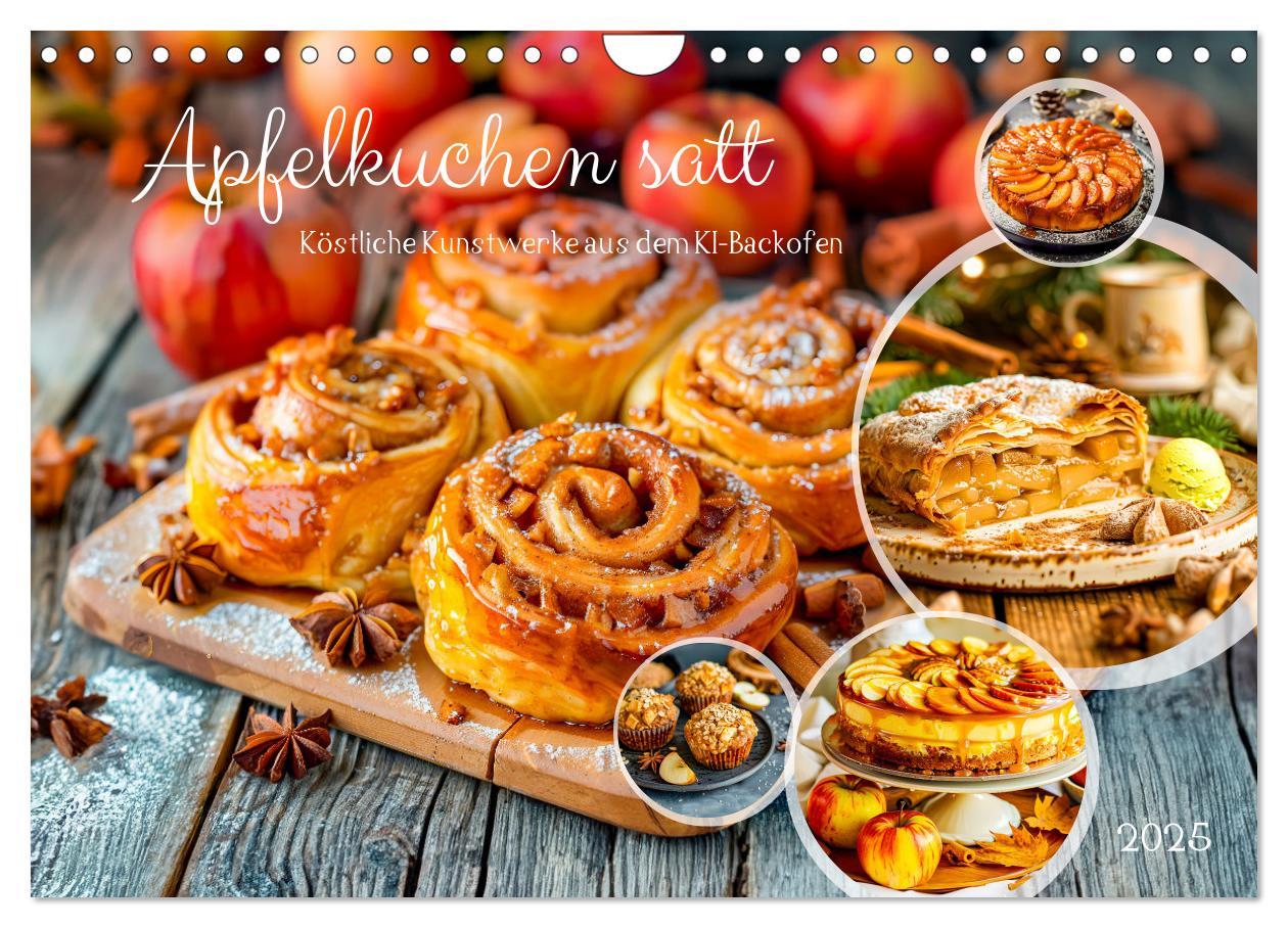 Cover: 9783383802263 | Apfelkuchen satt - Köstliche Kunstwerke aus dem KI-Backofen...