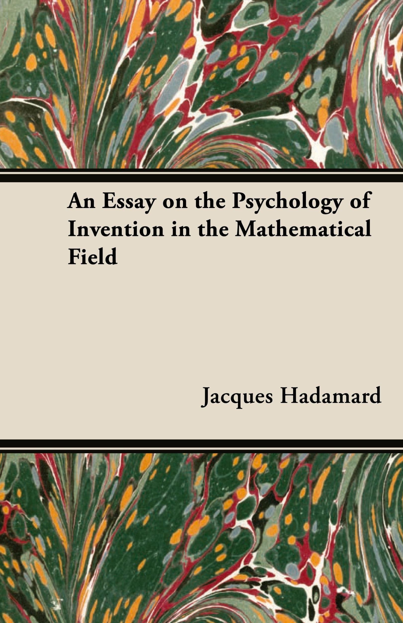 Cover: 9781443730396 | An Essay on the Psychology of Invention in the Mathematical Field