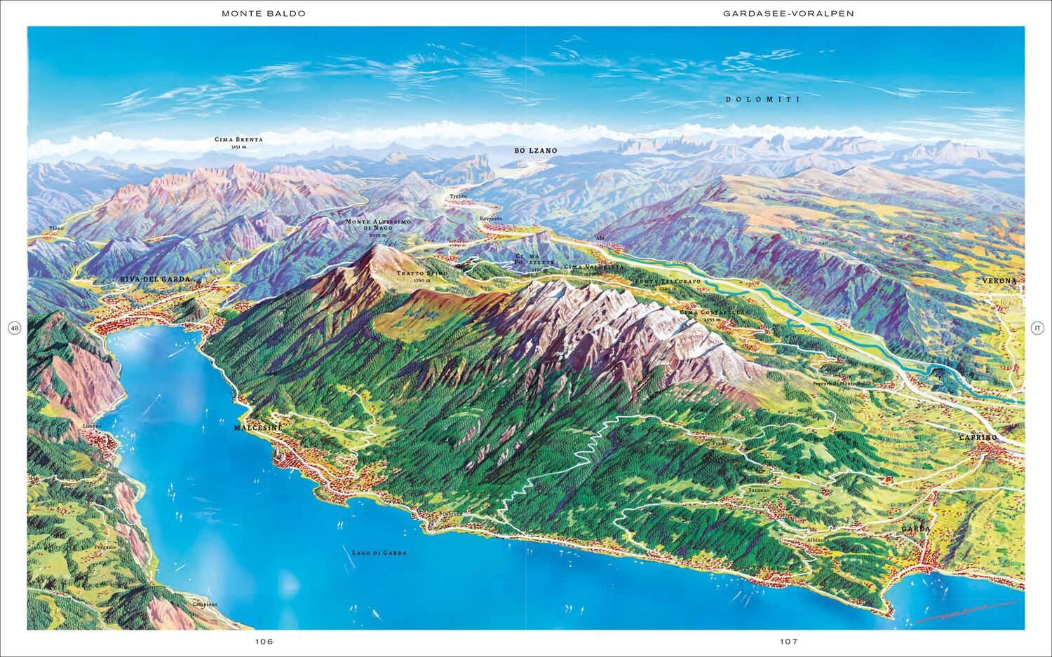 Bild: 9783791393155 | Alpen. Die Kunst der Panoramakarte | Tom Dauer | Buch | 192 S. | 2024