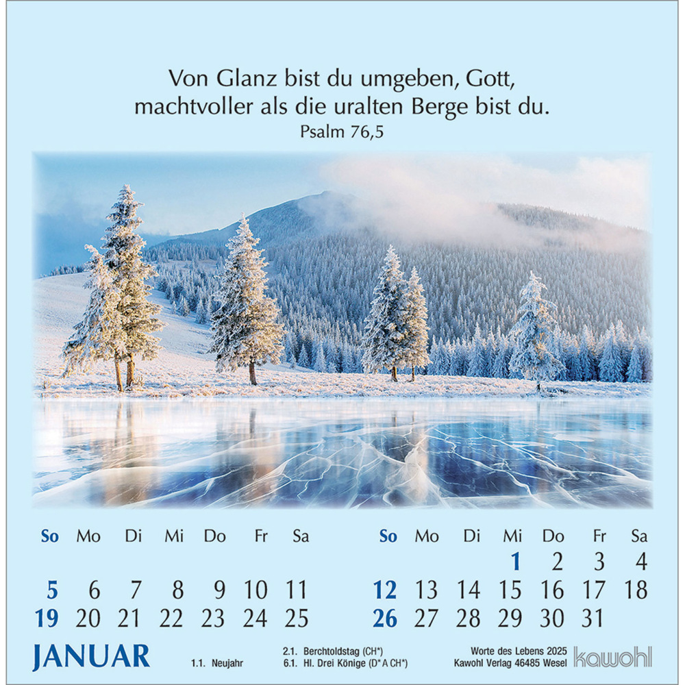 Bild: 9783754890059 | Worte des Lebens 2025 | Kalender | Spiralbindung. Spiralbindung | 2025