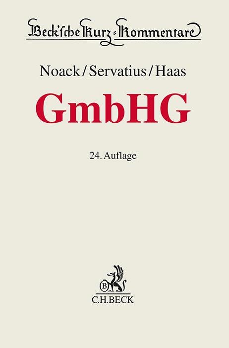 Cover: 9783406803338 | Gesetz betreffend die Gesellschaften mit beschränkter Haftung | Buch