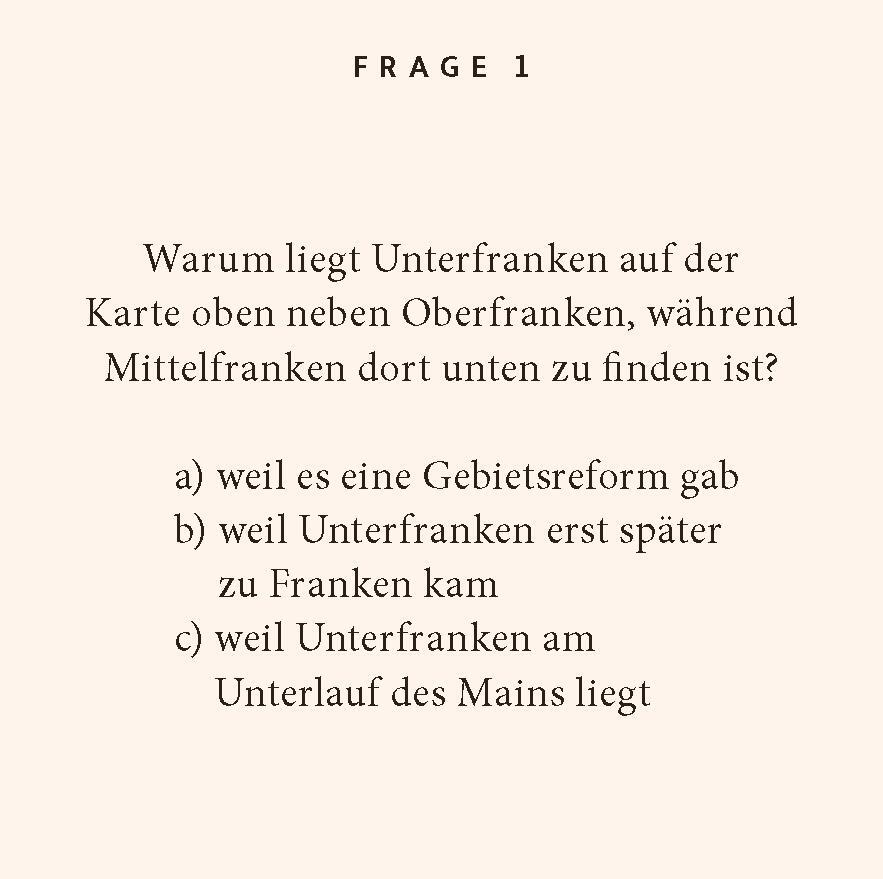 Bild: 9783899784473 | Unterfranken-Quiz | 100 Fragen und Antworten | Heike Burkhard | Buch