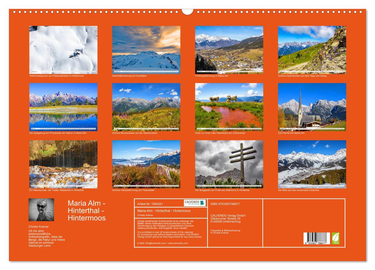 Bild: 9783383786877 | Maria Alm - Hinterthal - Hintermoos (Wandkalender 2025 DIN A2...