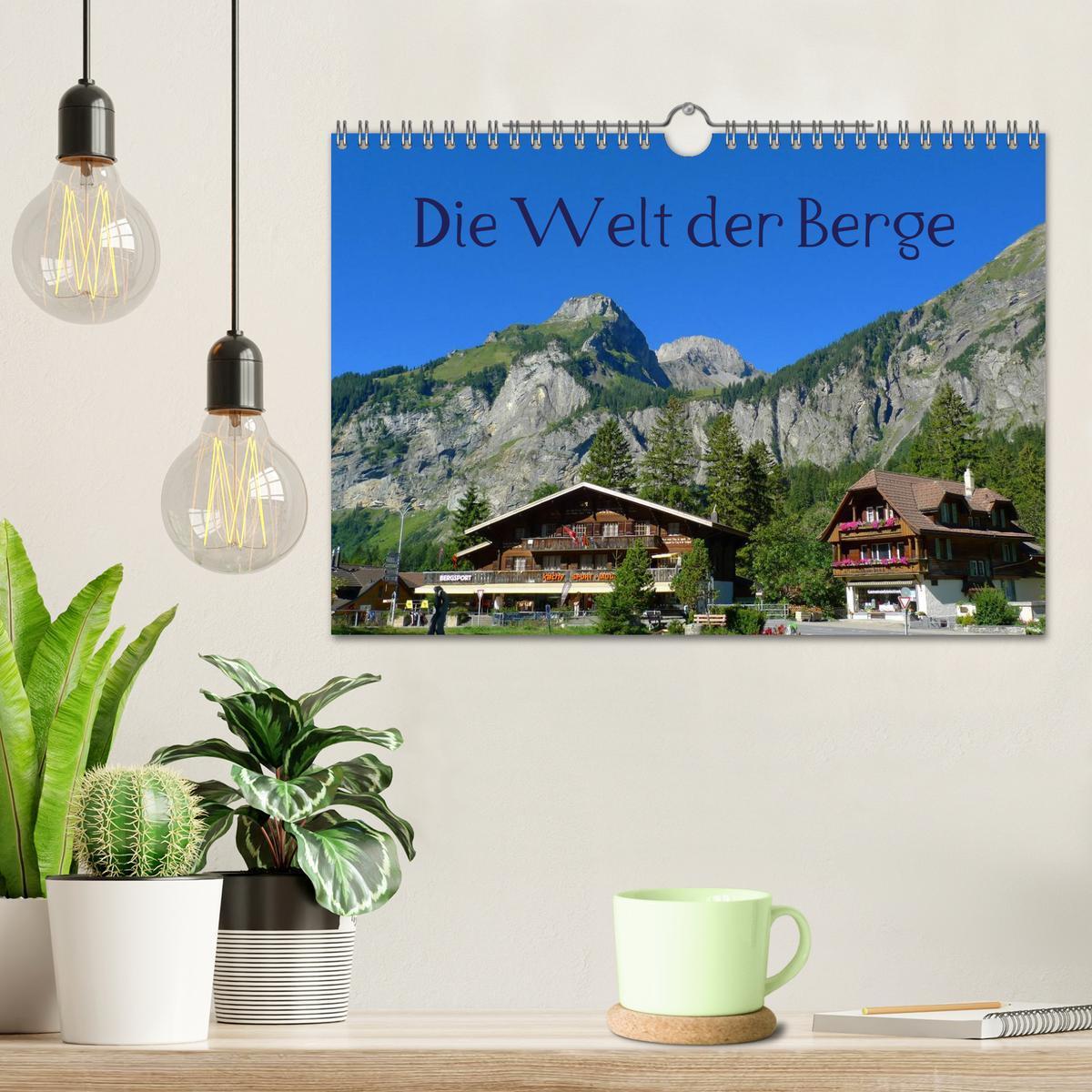 Bild: 9783435832538 | Die Welt der Berge (Wandkalender 2025 DIN A4 quer), CALVENDO...