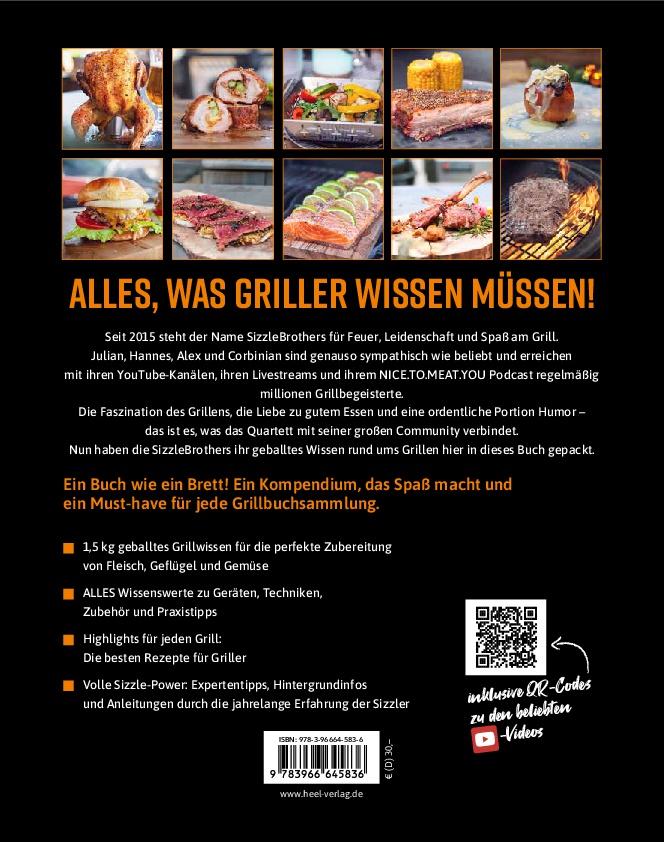 Rückseite: 9783966645836 | Sizzlebrothers: Dein Grill kann mehr! | Sizzlebrothers | Buch | 336 S.