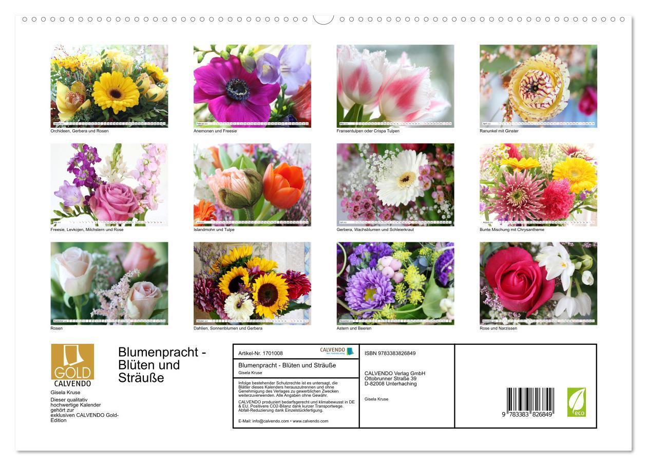 Bild: 9783383826849 | Blumenpracht - Blüten und Sträuße (hochwertiger Premium...