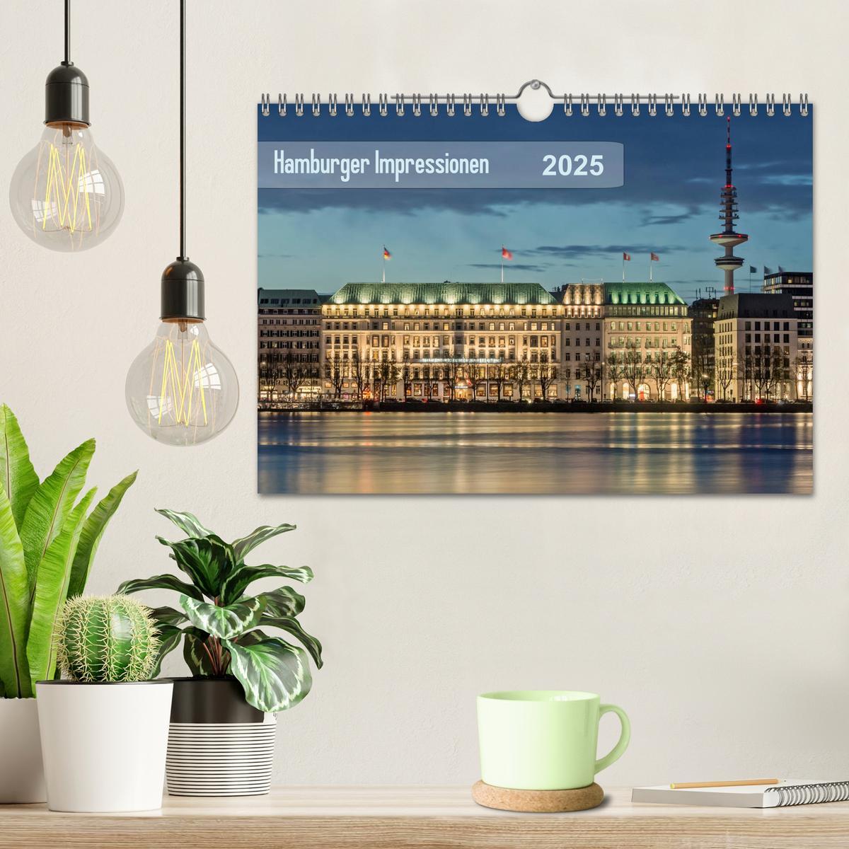 Bild: 9783435323210 | Hamburger Impressionen 2025 (Wandkalender 2025 DIN A4 quer),...