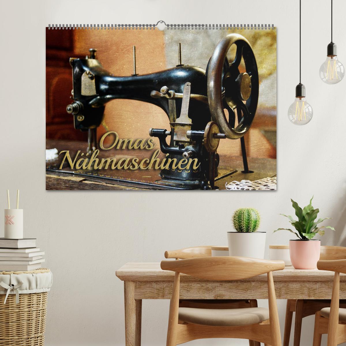 Bild: 9783435299225 | Omas Nähmaschinen (Wandkalender 2025 DIN A2 quer), CALVENDO...