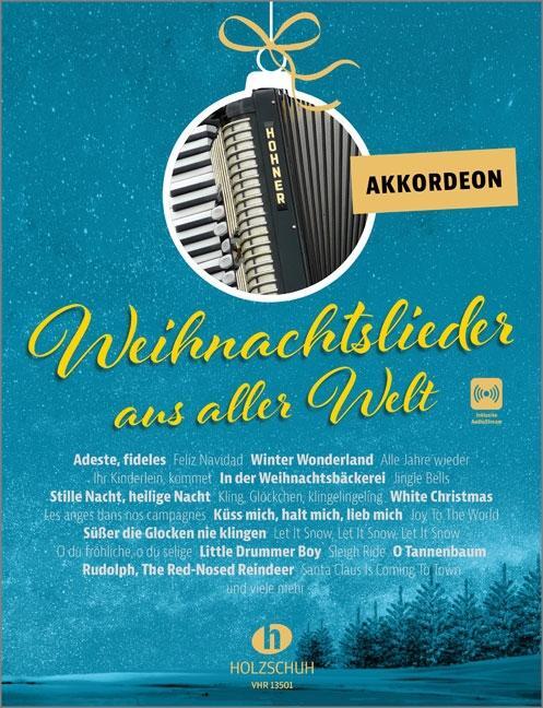 Cover: 9783864341861 | Weihnachtslieder aus aller Welt - Akkordeon | Uwe Sieblitz | Broschüre