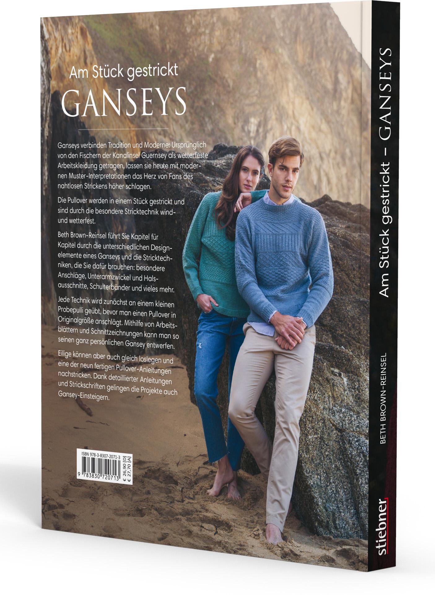 Rückseite: 9783830720713 | Am Stück gestrickt: Ganseys | Beth Brown-Reinsel | Taschenbuch | 2020