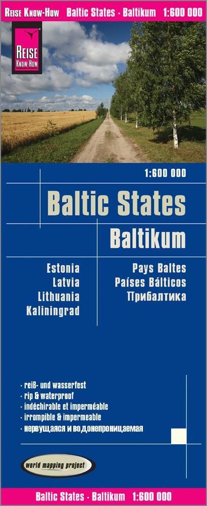 Cover: 9783831773718 | Reise Know-How Landkarte Baltikum / Baltic States (1:600.000) :...