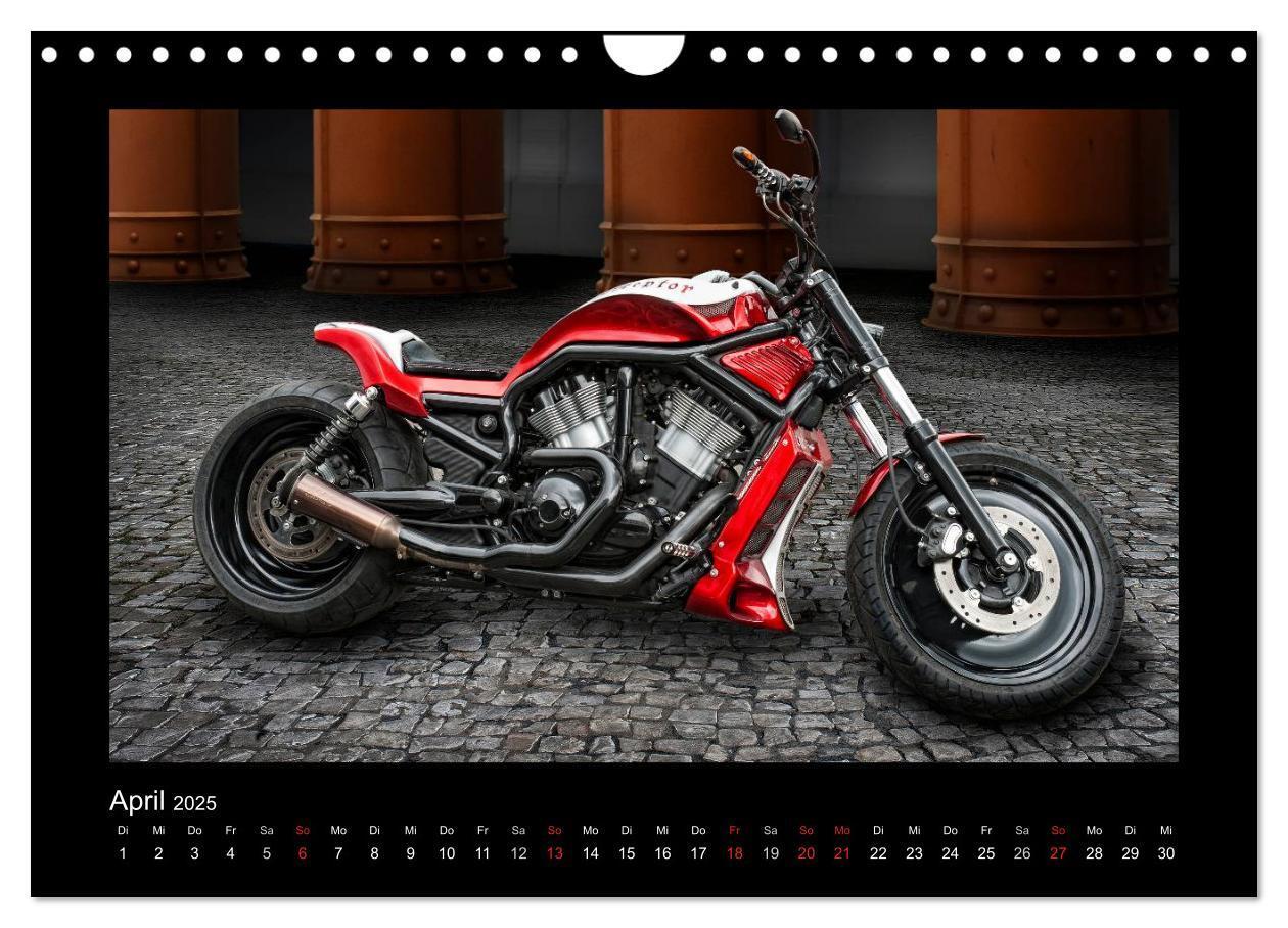 Bild: 9783435709342 | Motorrad-Träume ¿ Chopper und Custombikes (Wandkalender 2025 DIN A4...