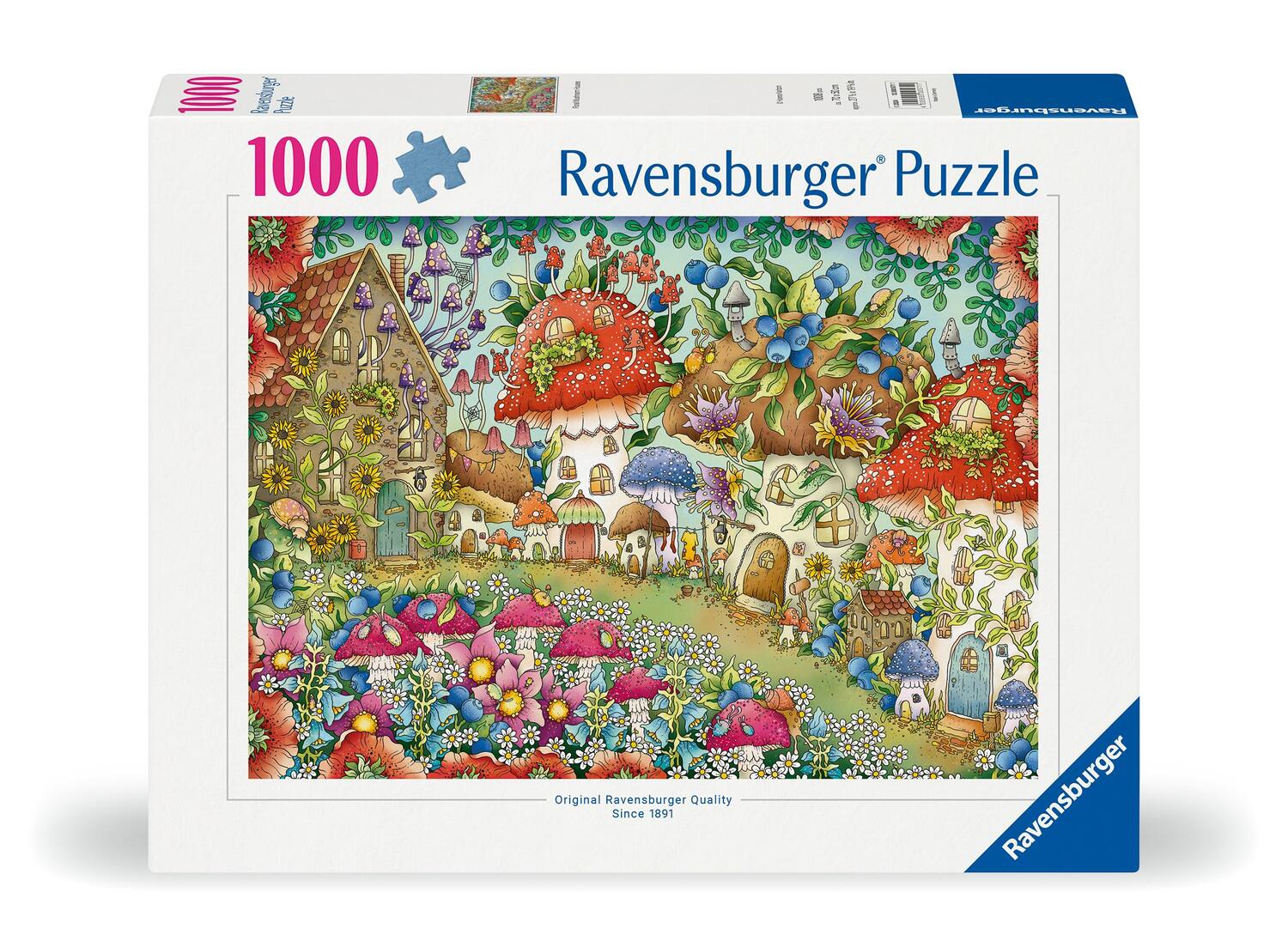 Cover: 4005555005711 | Ravensburger Puzzle 12000571 - Niedliche Pilzhäuschen in der...