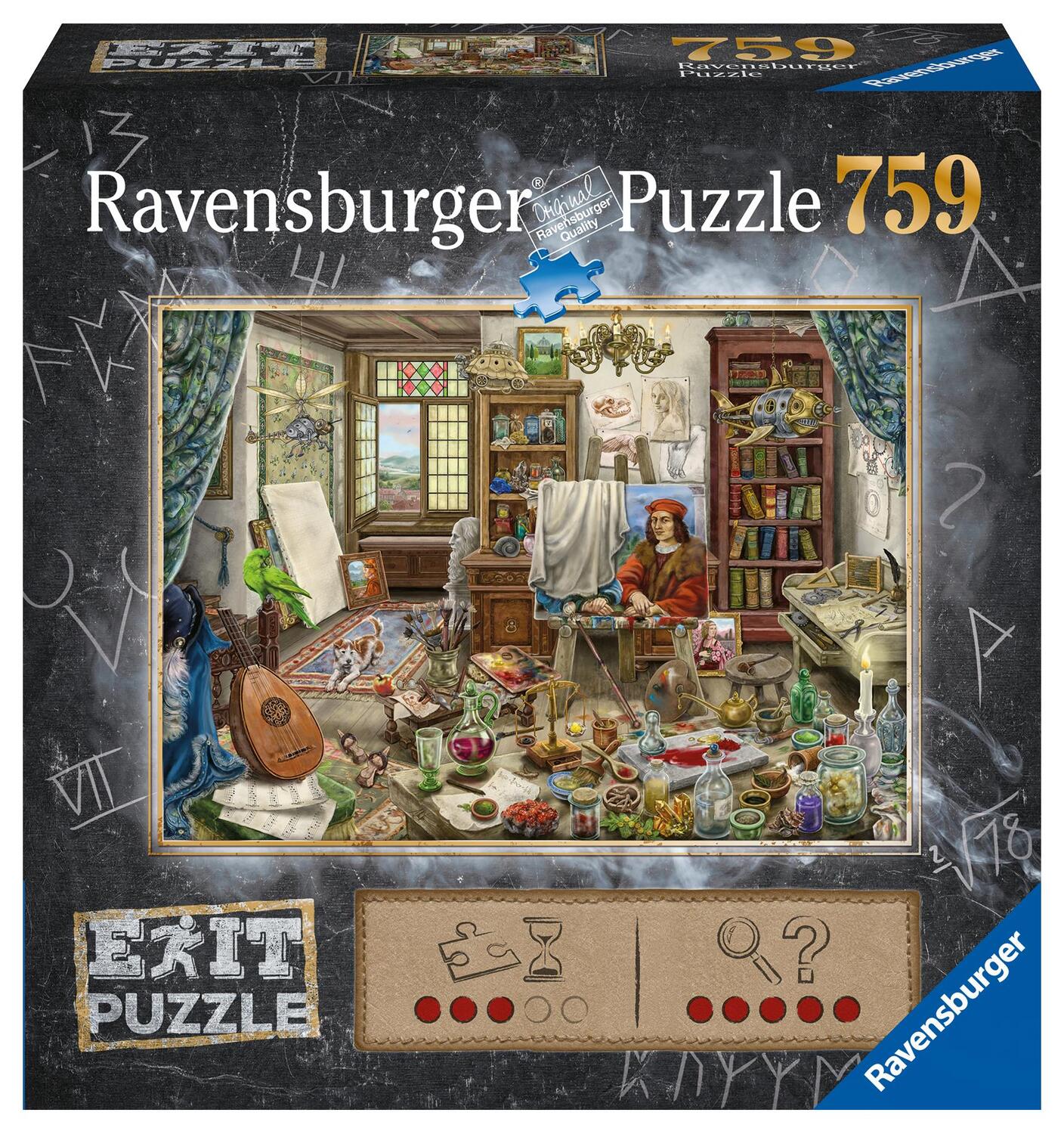 Cover: 4005556167821 | Exit Das Künstleratelier 759p | Spiel | Deutsch | 2021 | Ravensburger