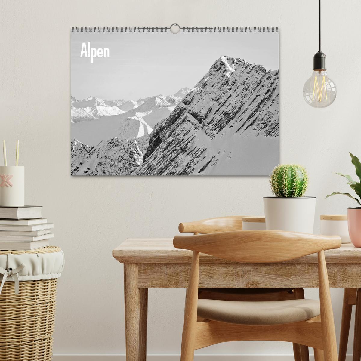 Bild: 9783435836086 | Alpen (Wandkalender 2025 DIN A3 quer), CALVENDO Monatskalender | 2025