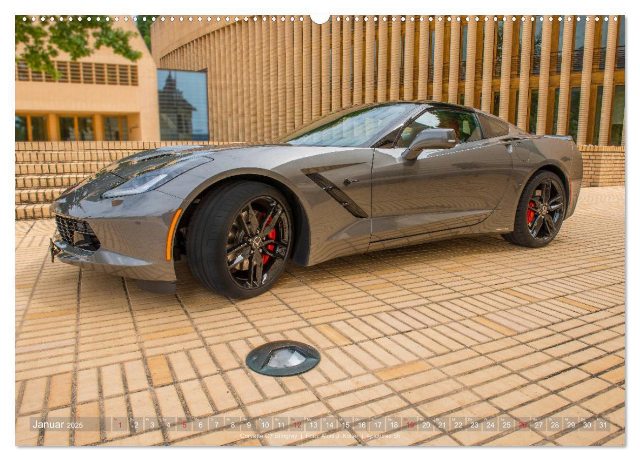 Bild: 9783435572960 | Corvette - Die US Ikone 2025 (Wandkalender 2025 DIN A2 quer),...