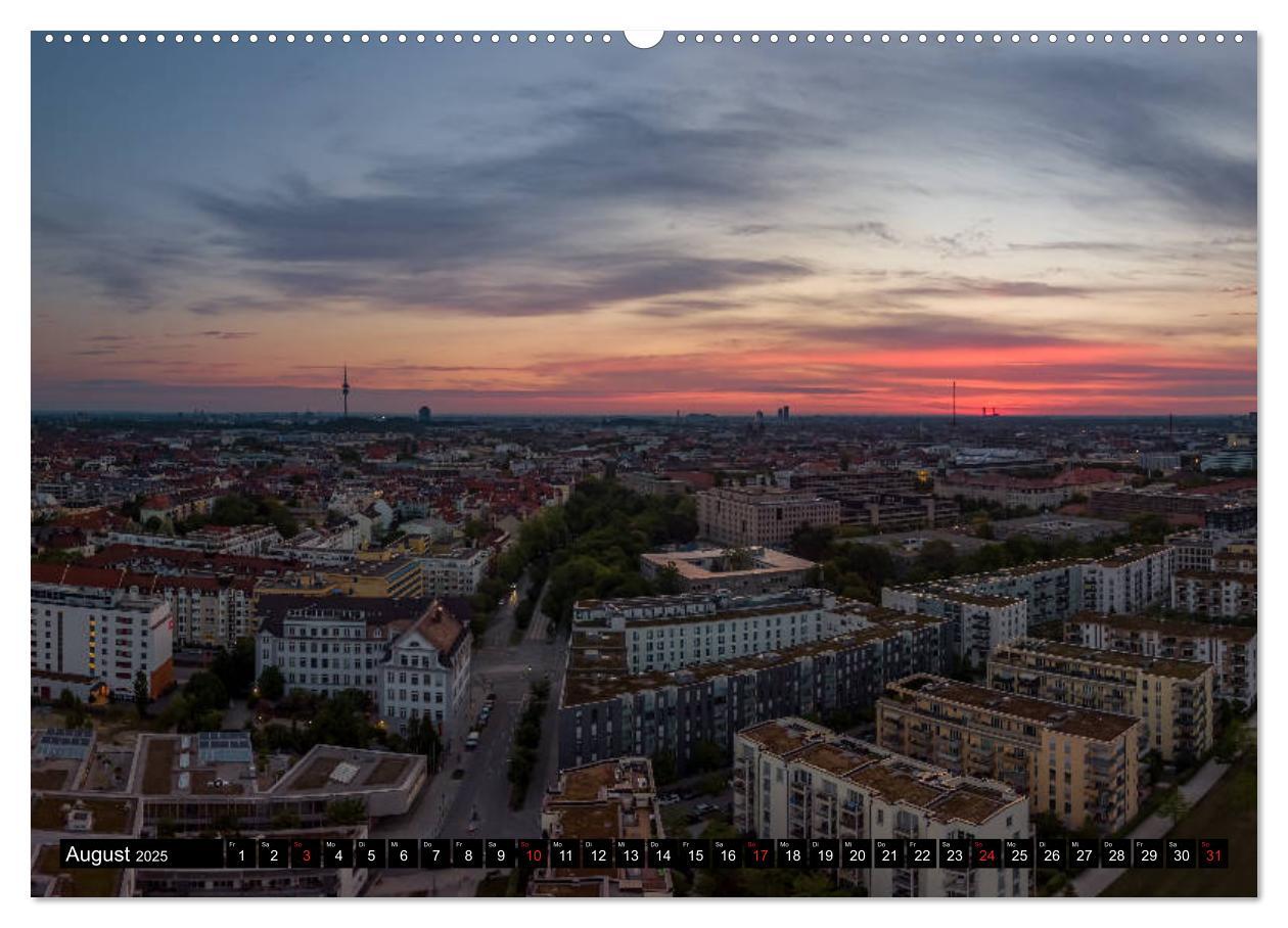 Bild: 9783435283989 | Mein München aus der Luft (Wandkalender 2025 DIN A2 quer), CALVENDO...