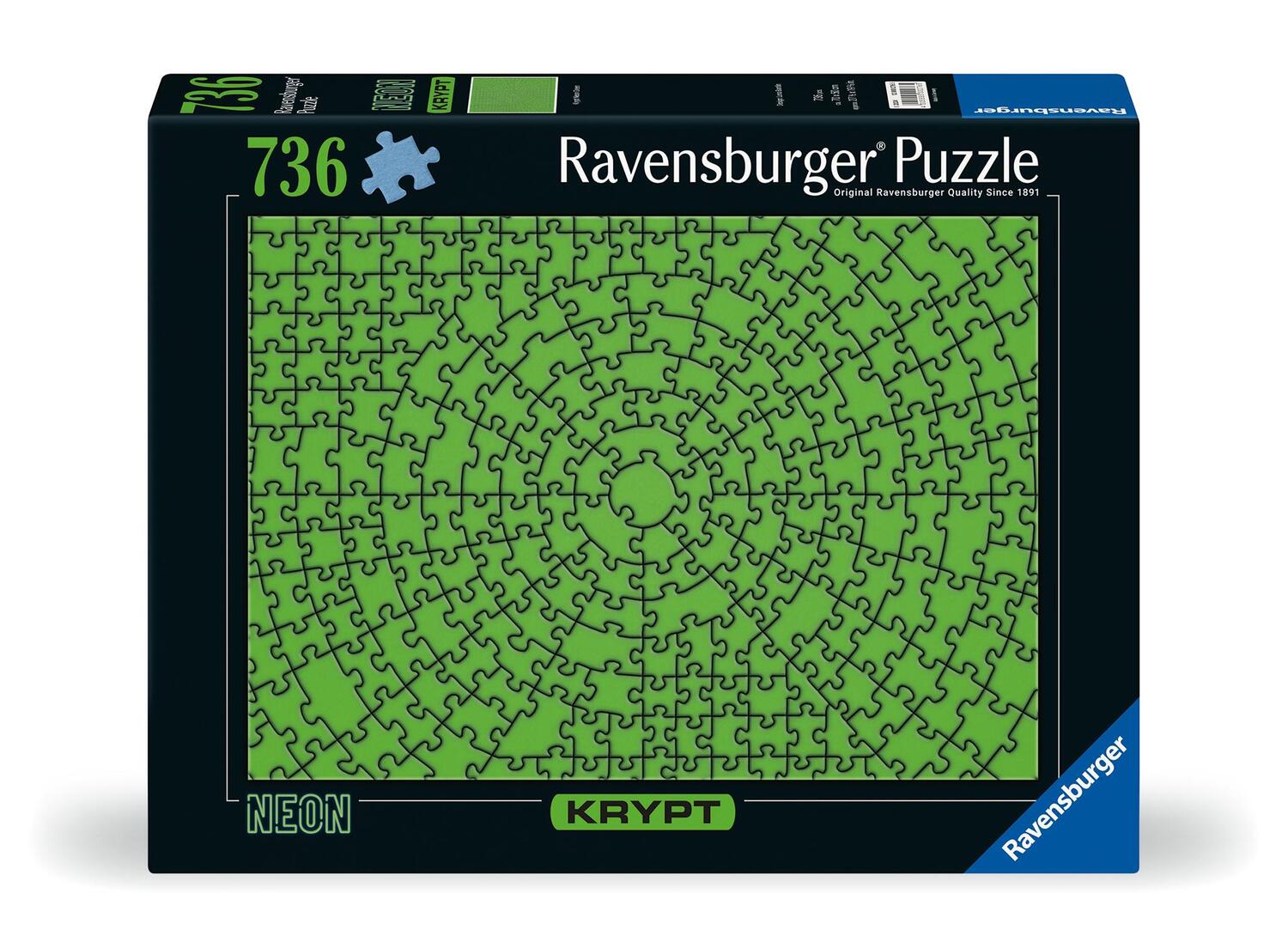 Cover: 4005555002765 | Ravensburger Krypt Puzzle 12000276 - Krypt Neon Green - 736 Teile...