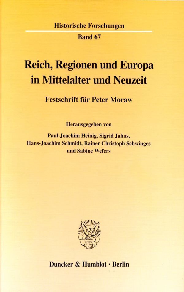 Cover: 9783428100286 | Reich, Regionen und Europa in Mittelalter und Neuzeit | Heinig (u. a.)