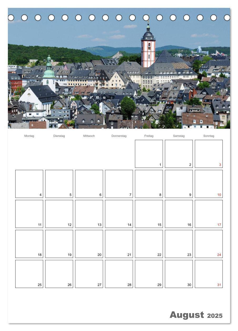 Bild: 9783457019146 | Das Siegerland (Tischkalender 2025 DIN A5 hoch), CALVENDO...