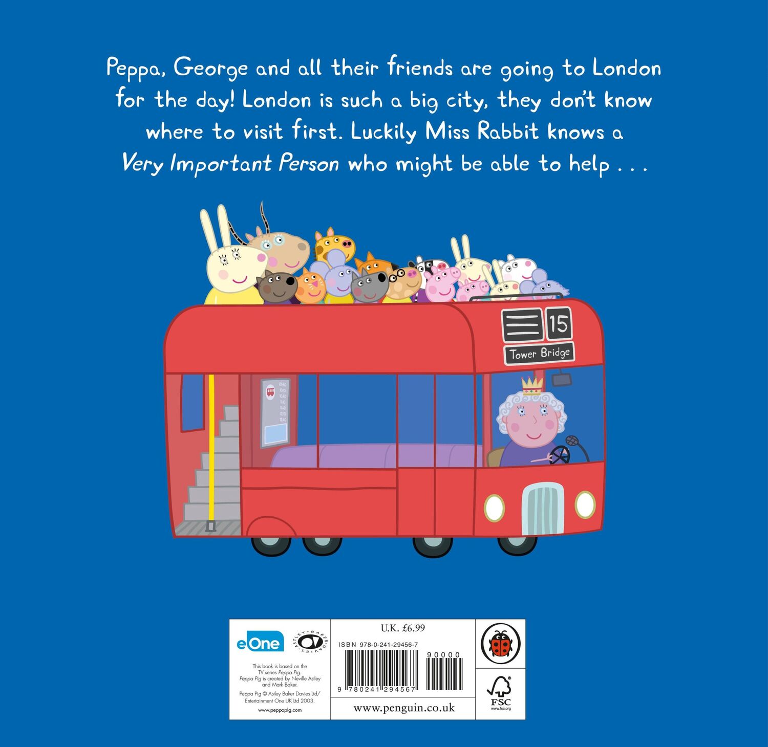 Rückseite: 9780241294567 | Peppa Pig: Peppa Goes to London | Peppa Pig | Taschenbuch | Englisch