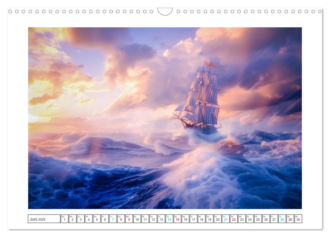 Bild: 9783383831041 | Wind und Wogen (Wandkalender 2025 DIN A3 quer), CALVENDO...