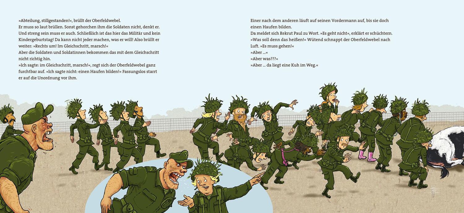 Bild: 9783864295492 | Eine Kuh beim Militär | Jutta Nymphius | Buch | 32 S. | Deutsch | 2023