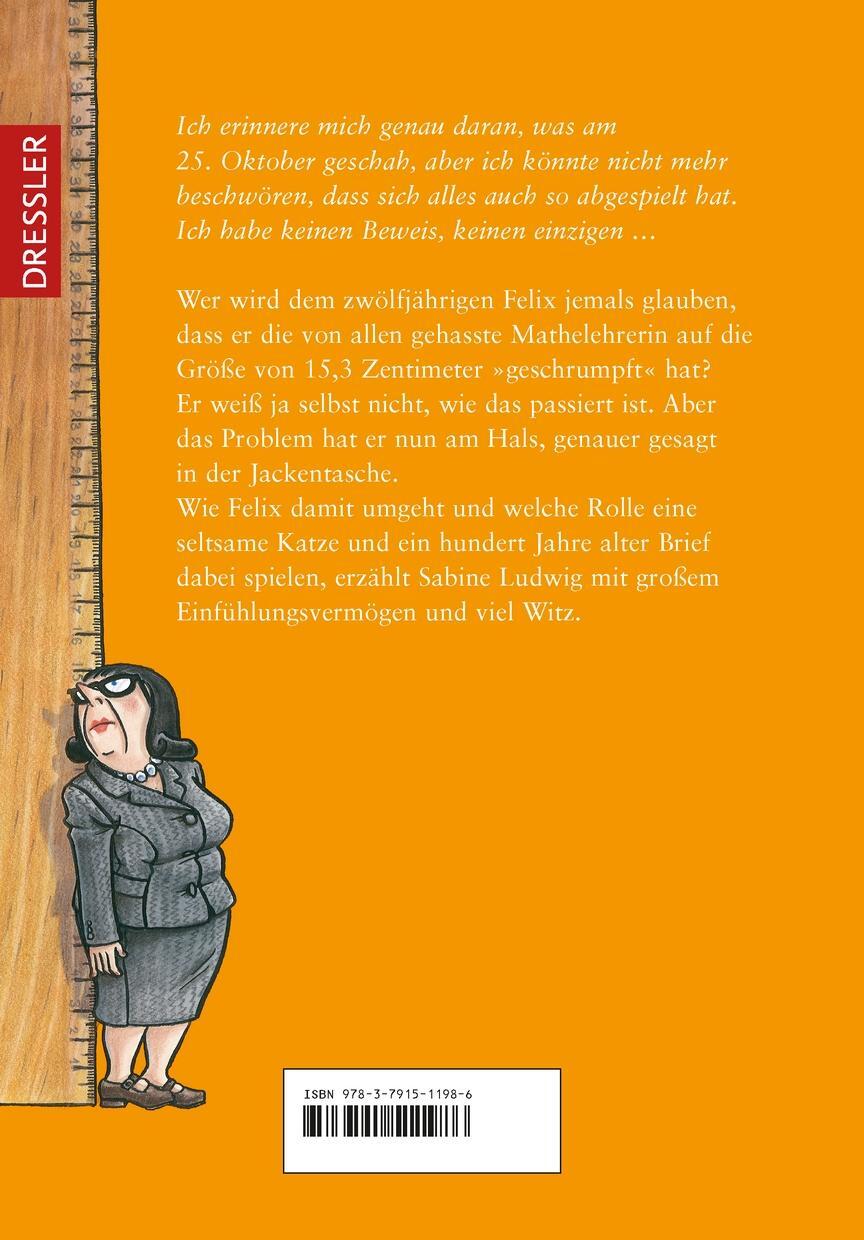 Rückseite: 9783791511986 | Hilfe, ich hab meine Lehrerin geschrumpft | Sabine Ludwig | Buch