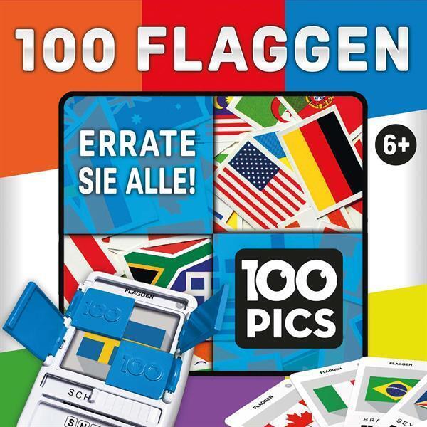 Bild: 5060542080460 | 100 PICS Flaggen (Spiel) | Errate sie alle! | Spiel | In Spielebox