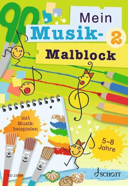 Cover: 9783795724153 | Mein Musik-Malblock 2 | Maren Blaschke | Taschenbuch | Rätselblöcke