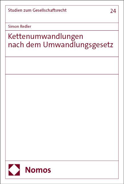 Cover: 9783756029815 | Kettenumwandlungen nach dem Umwandlungsgesetz | Simon Redler | Buch