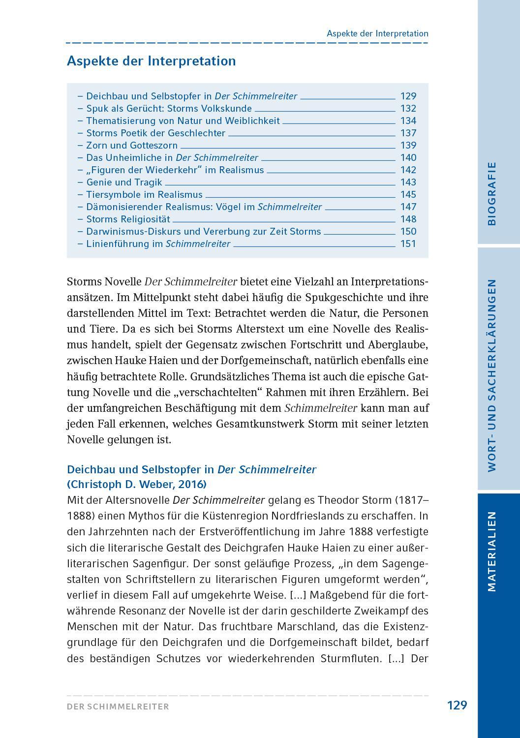 Bild: 9783872915122 | Der Schimmelreiter | Novelle | Theodor Storm | Taschenbuch | 160 S.