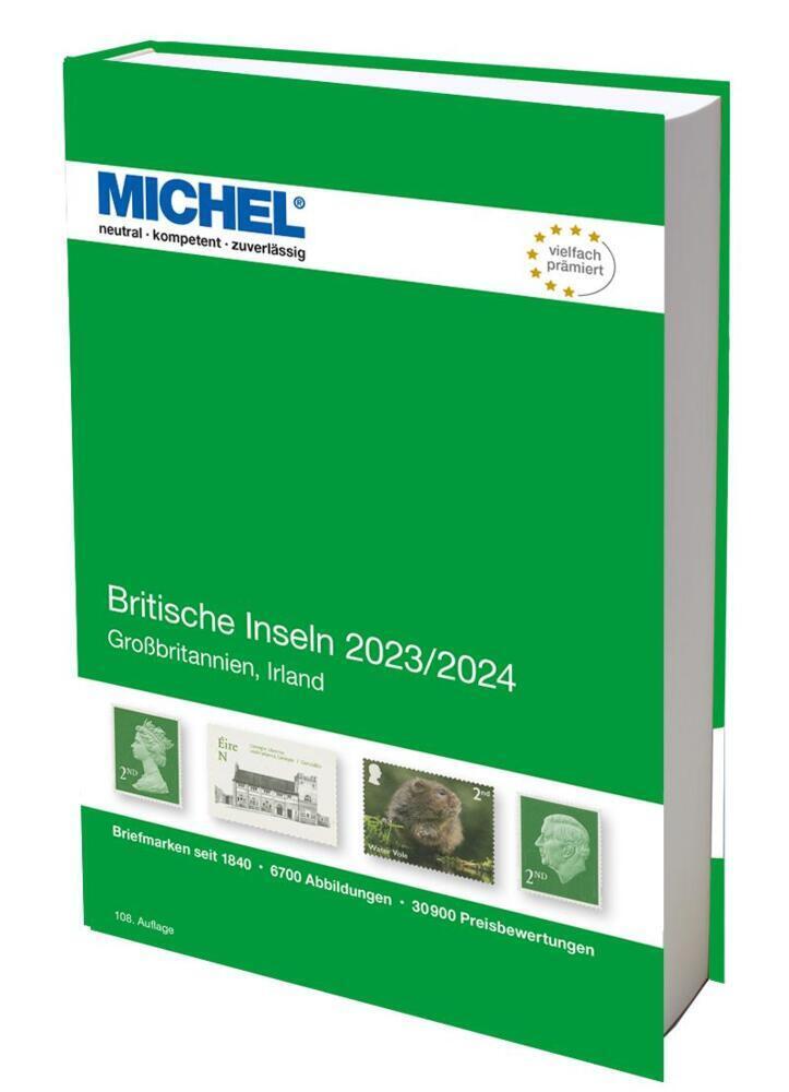 Cover: 9783954024636 | Britische Inseln 2023/2024 | Europa Teil 13 | MICHEL-Redaktion | Buch